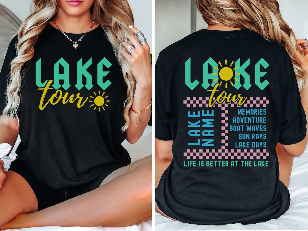 Custom Lake Shirts, Personalized Lake Trip Shirts, Funny Lake Lover