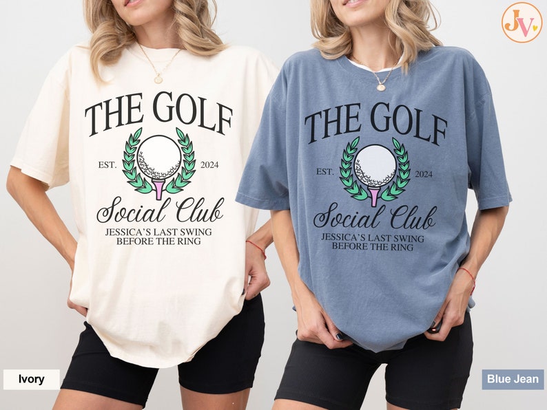 Personalized Golf Bachelorette Shirts Comfort Colors Bach Shirts Golf ...