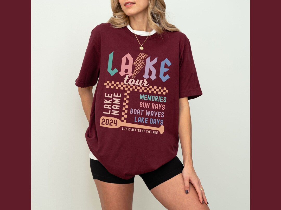 Custom Lake Shirts, Personalized Lake Trip Shirts, Funny Lake Lover
