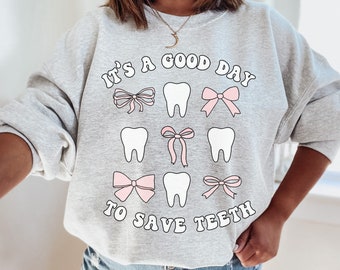 Coquette Dental Sweatshirt New RDH Dental Hygiene Gift for Dental Hygienist Sweater Dental Assistant Graduation Gift Dental School RDA Shirt