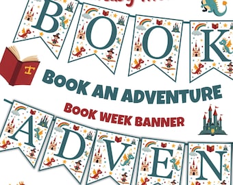 Book Week 2025 Banner: Fantasy Classroom Decor (Digital Download A4 PDF)