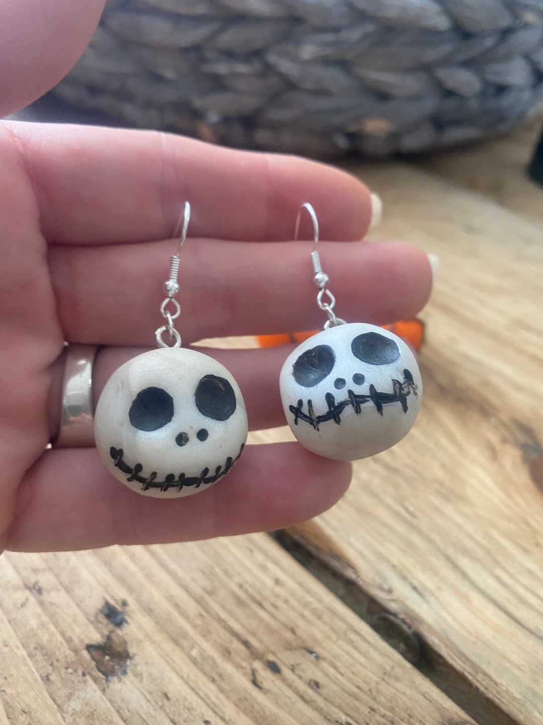 Jack Skellington Nightmare Before Christmas Earrings 1 of a Etsy