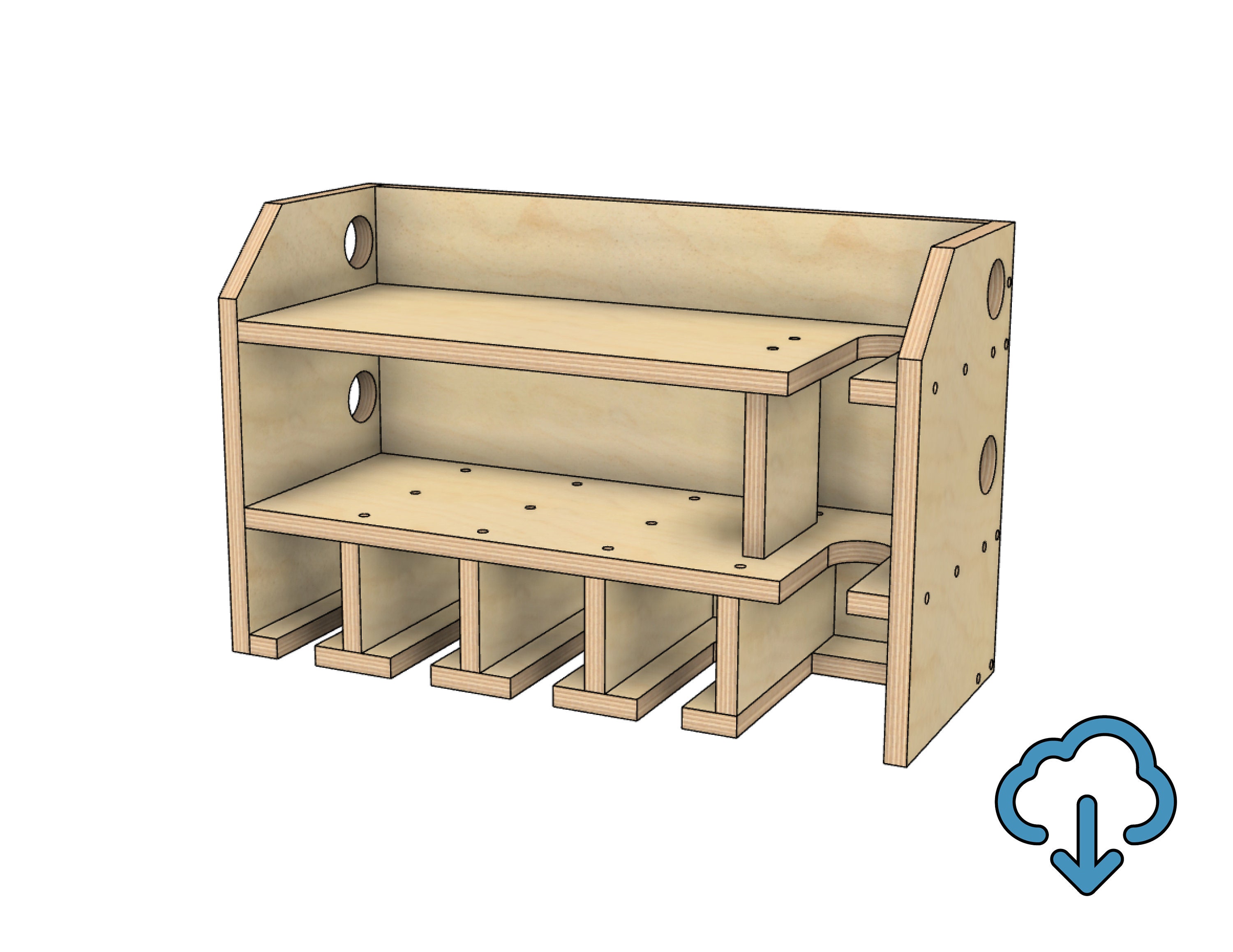 PDF Drill Holder Plans 5 Slot and Charging Station DIY Woodworking Plans Etsy
