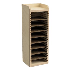 Sandpaper Storage Rack DIY Woodworking Plans (PDF)
