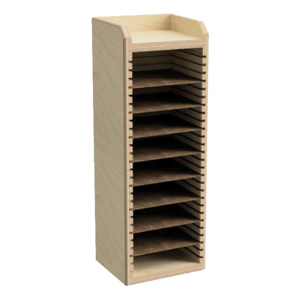 PDF Build Plans Sandpaper Storage Rack Shelf For 5 inch And 6 inch Sandpaper, DIY Woodworking Plans Sandpaper Tool Organizer Shop Storage