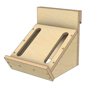French Cleat Circular Saw Holder: DIY Woodworking Plans (PDF)