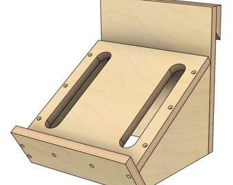 French Cleat Circular Saw Holder: DIY Woodworking Plans (PDF)