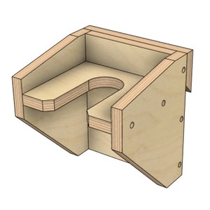 French Cleat Reciprocating Saw Holder: DIY Woodworking Plans (PDF)