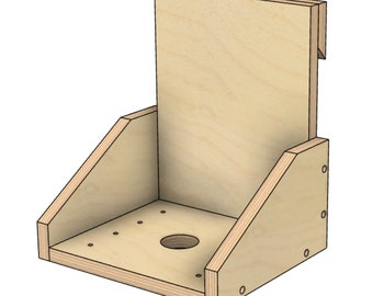 French Cleat Router Storage Shelf: DIY Woodworking Plans (PDF)