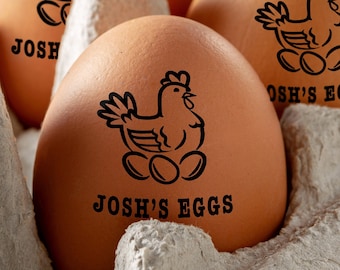 Egg Stamps, Custom Egg Stamp, Stamp for Eggs, Personalized Egg Stamp, Farm  Fresh Eggs Stamp, Chicken Coop, Chicken Lover Gift