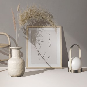 Woman Line Art Print Set of 3 Minimalist Wall Decor Body Line Art Woman ...