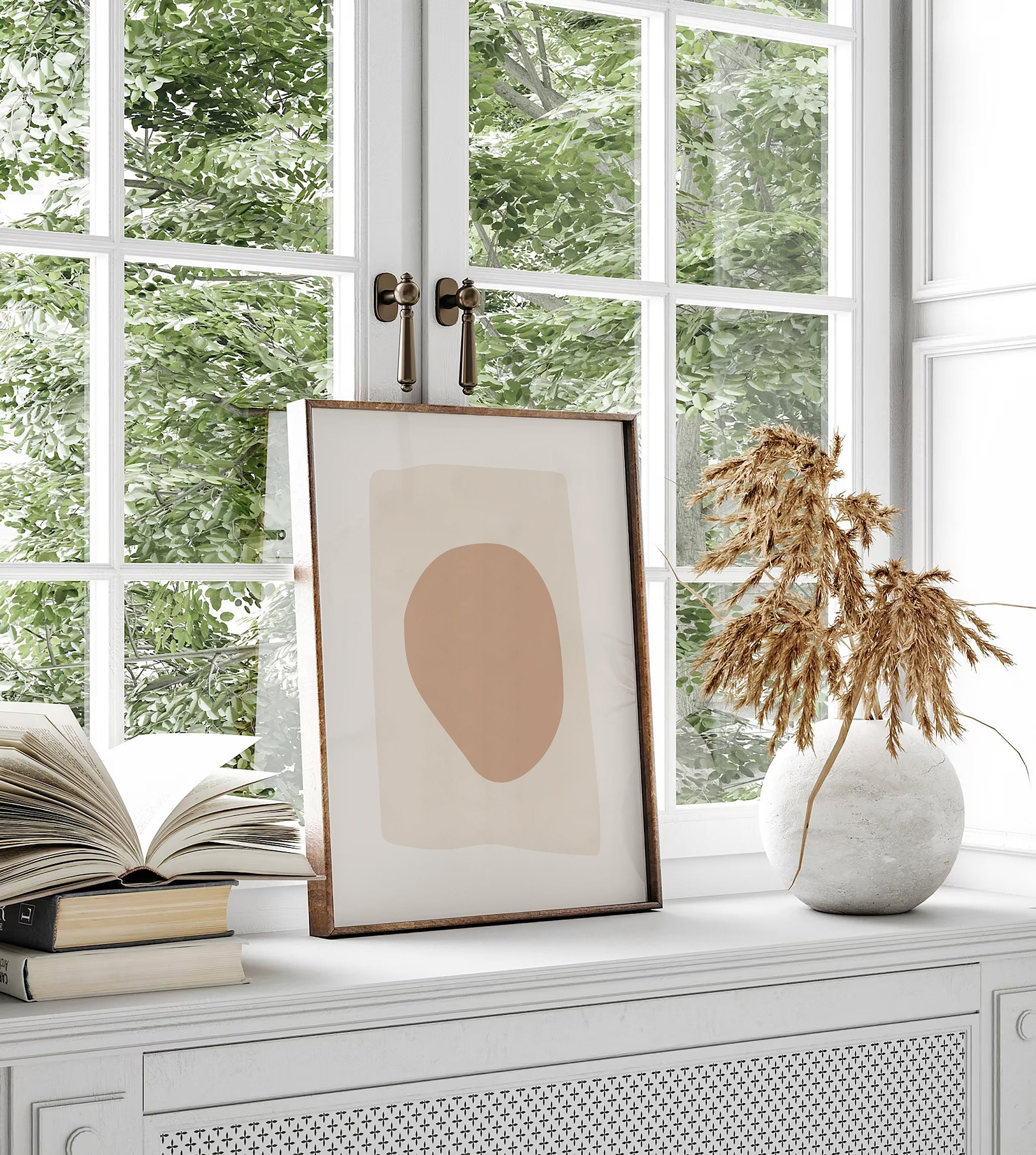 Boho Wall Art Print Mid Century Modern Art Print Bohemian Home Decor ...