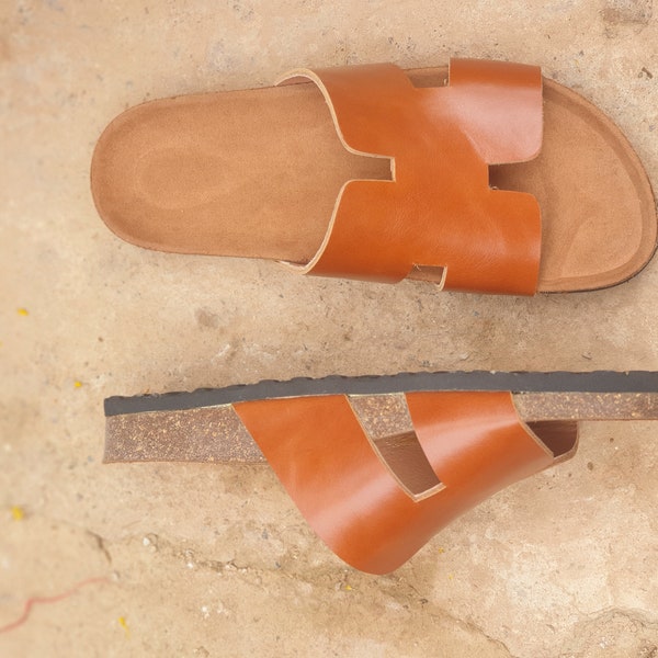 Sandalen Herren, Leder griechische Sandalen, handgemachte spartanische Sandalen, Sommer Strandsandalen, marokkanische Hausschuhe Jesus Römische Sommer Herrensandalen