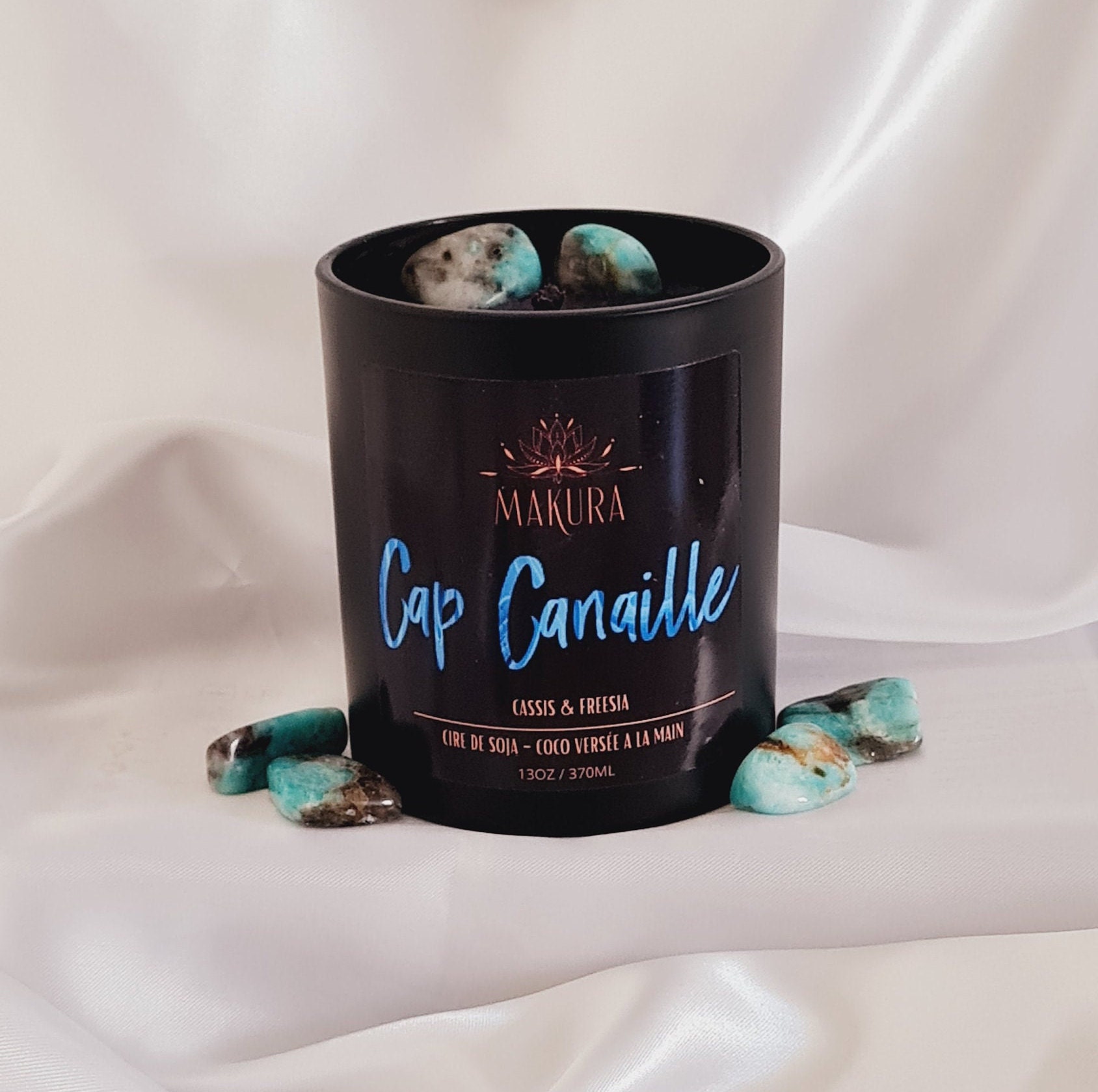 Ritual Candles Avec Pierres