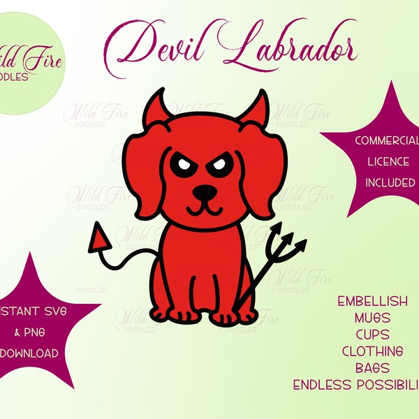 Devil Dog - Etsy