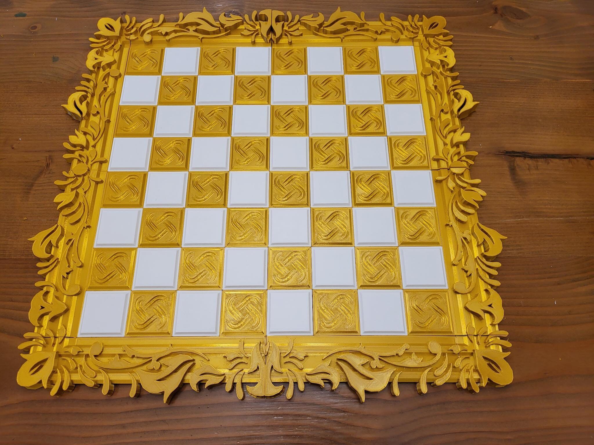 Hexchess 2 Custom Chess Board and Pieces Etsy