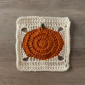 Pumpkin Granny Square Pattern