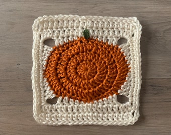 Pumpkin Granny Square Pattern
