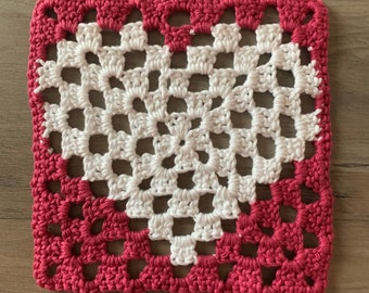 Heart Granny Square Pattern