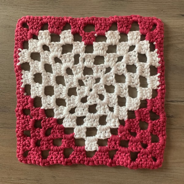 Heart Granny Square Pattern