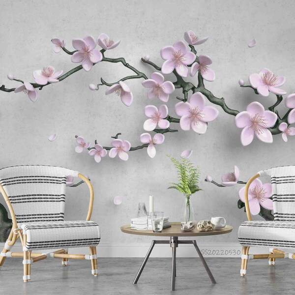 Cherry Blossom Wallpaper - Etsy Australia