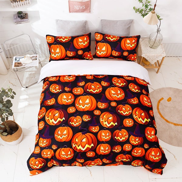 Vintage Duvet Halloween Etsy