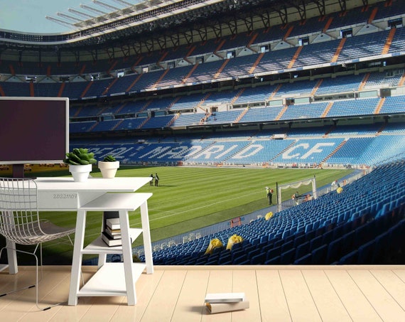 Santiago Bernabéu Stadium 3D Wallpaper Peel and Stick - Etsy Santiago Bernabéu Stadium 3D Wallpaper Peel and Stick - Etsy