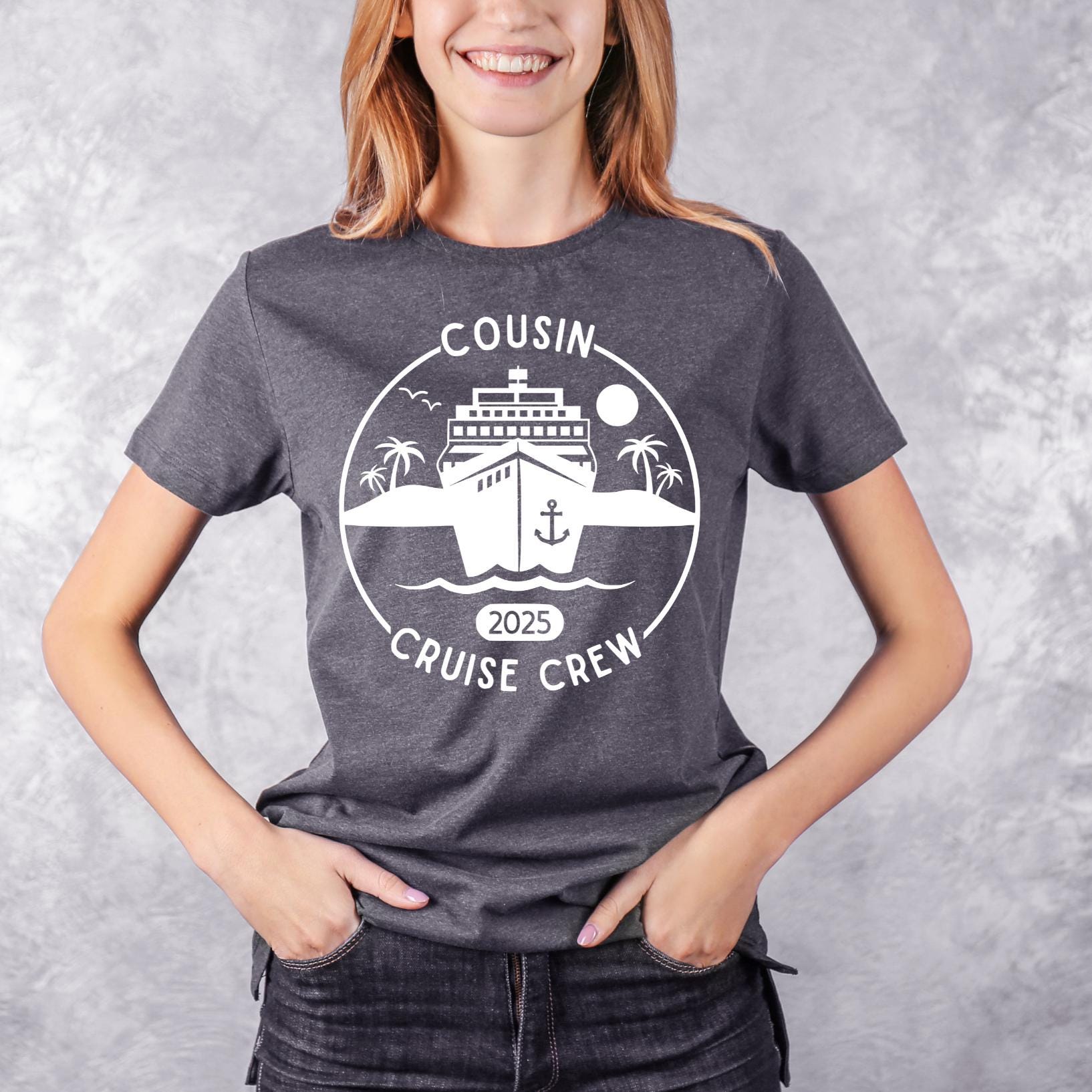 Cousin Cruise Crew PNG Digital Design | Vinyl Cut File + Direct to Film + Sublimation