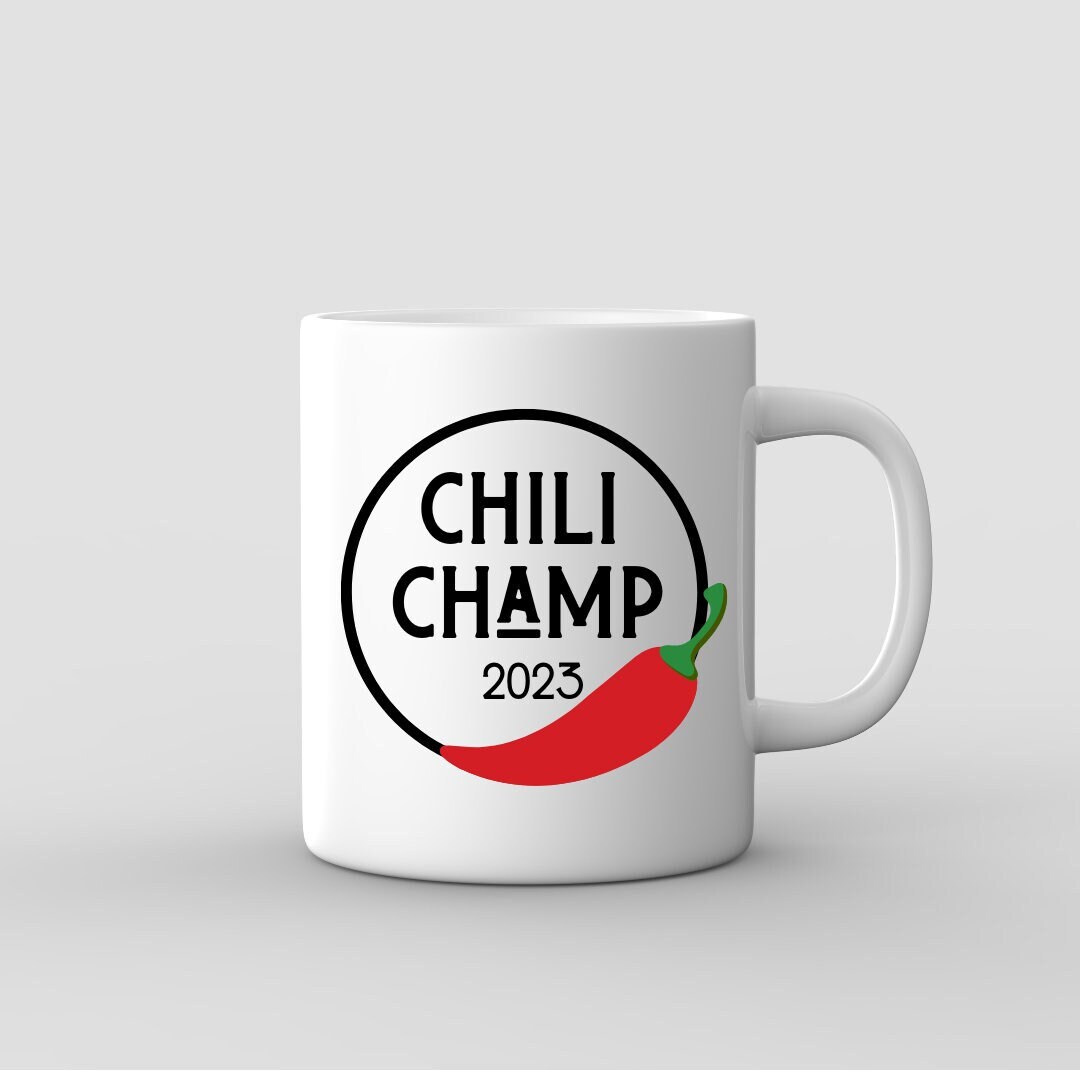 Chili Champ Mug PNG Chili Cookoff PNG Design Etsy