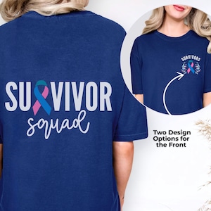 Thyroid Cancer Survivor Shirt, Thyroid Cancer Gift, Survivor Caregiver T-Shirt, Thyroid Cancer Awareness Shirt, Thyroid Support Apparel,