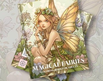 Kleurboek magische feeën: 50 kalmerende pagina's (pdf)