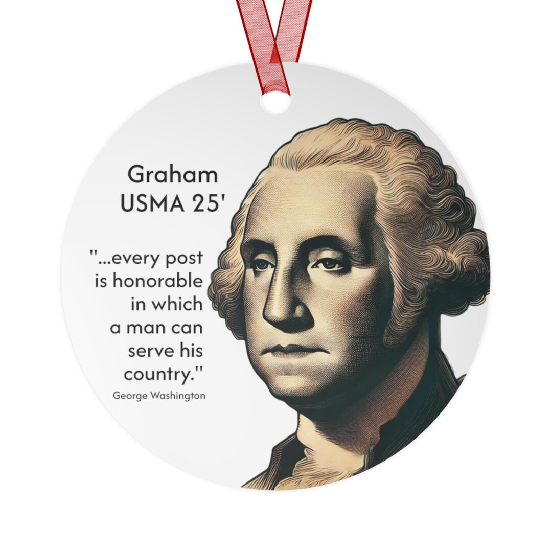 George Washington Rotc George Washington Keepsake, Mt Vernon USMA Military Gift, Political ...