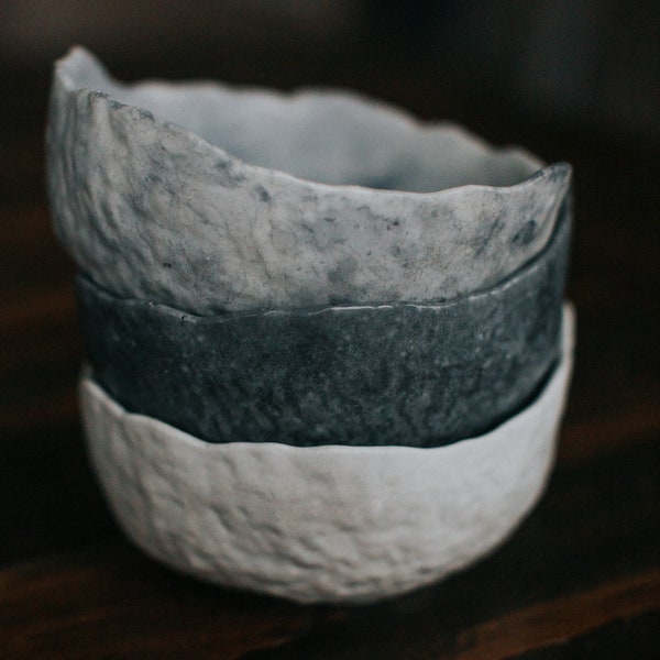 Textured Concrete Bowl