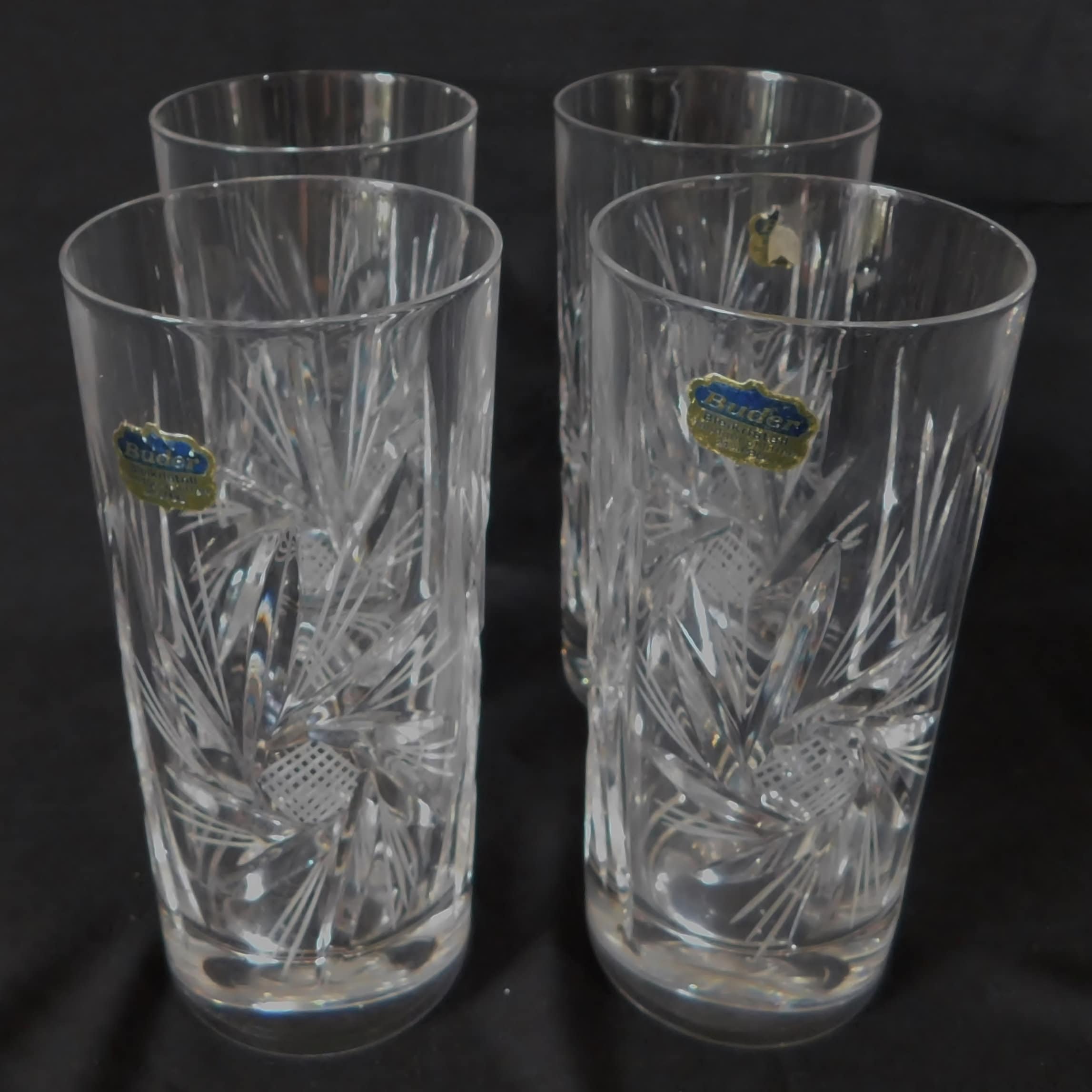 Lead-free Crystal Drinking Glasses Set - Hand-cutting Everyday