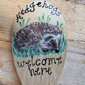 Igel Willkommen Garten Marker