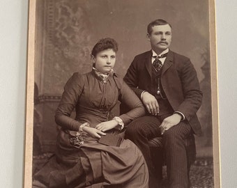 Late 1800's photograph of couple