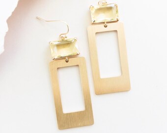 Maureen Earrings - Yellow