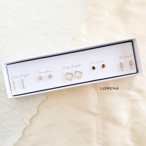 Boxed Stud Earring Set | Dainty Spring Earrings | Gift Ready image 7