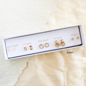 Boxed Stud Earring Set | Dainty Spring Earrings | Gift Ready image 14