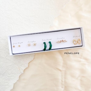 Boxed Stud Earring Set | Dainty Spring Earrings | Gift Ready image 10