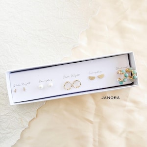 Boxed Stud Earring Set | Dainty Spring Earrings | Gift Ready image 4