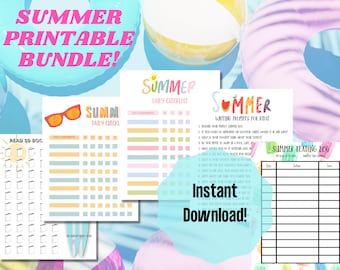 Kids Summer Printable Bundle