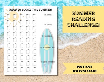 ¡Desafío de lectura de verano para niños!