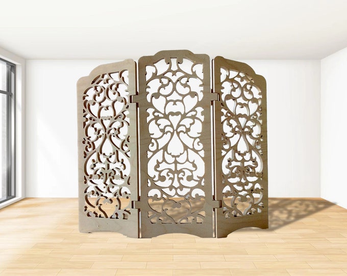 Foldable Room Divider Door Pattern. Digitat Foldable Room Etsy