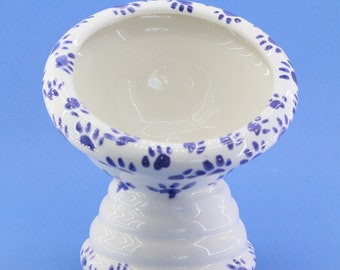 Custom Design Ceramic Pet Food Bowl. Customized ceramic pet food bowl. Cat food bowl. Dog Food Bowl. Raised Pet Bowl