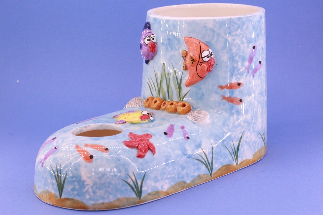 Persian Cat Water Bowls. Ocean Cat Drinking Bowls. Volume1,5 Lt Pet