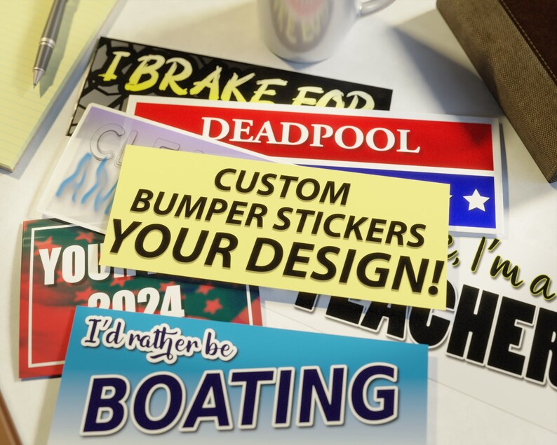 Custom Bumper Sticker or / Personalized Custom Decal / Etsy