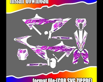 Custom sticker design for Stark Varg motorcycle, digital download