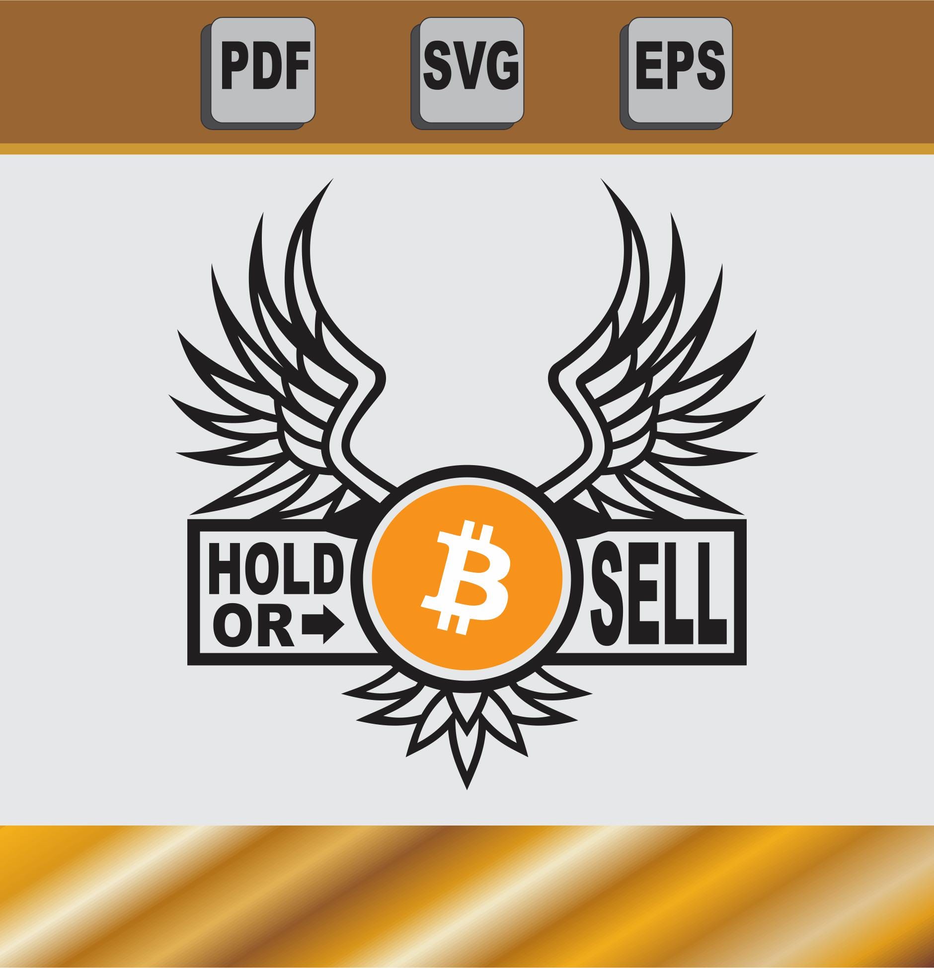 ユニークなビットコイン、png、svg、epsの白黒ファイル形式を再編集できます。