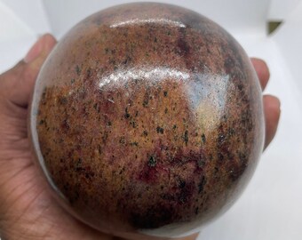 High Quality Garnet Sphere, Garnet Gemstone, Garnet Crystal Sphere, Garnet Mineral Sphere, Stone of Love & Inner Fire | Capricorn Birthstone